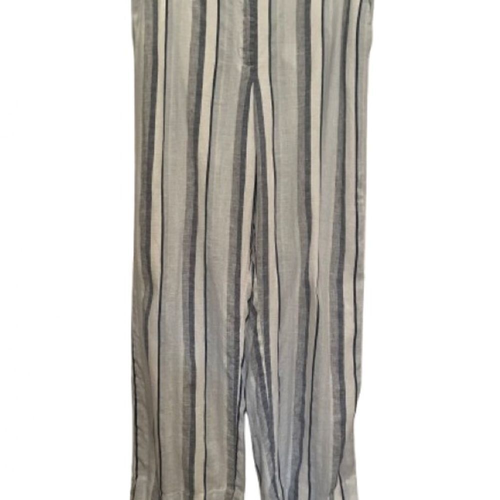 Talbots Striped Linen Pants - Picture 2 of 7